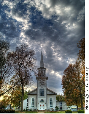 Photo of a Church in Julian Lee's "White Europeans and Akasa"